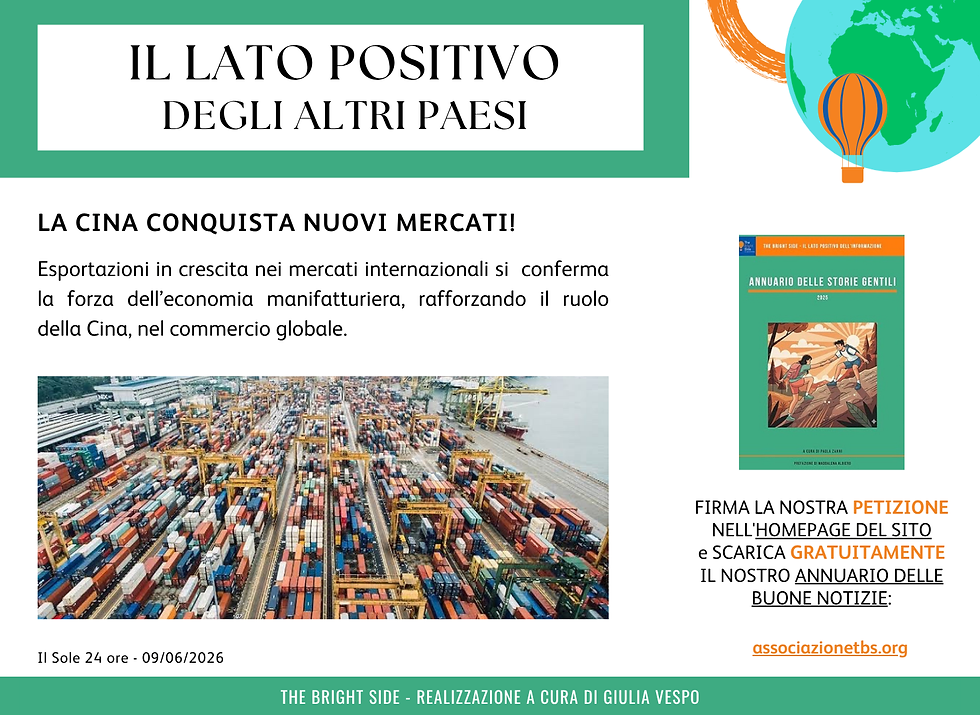 Il lato positivo degli altri Paesi