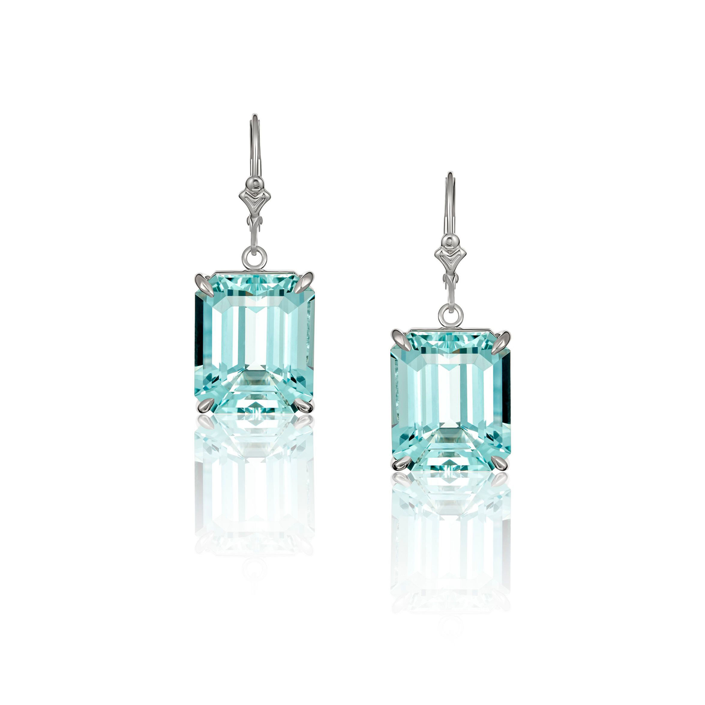 Aquamarine Drop Earrings