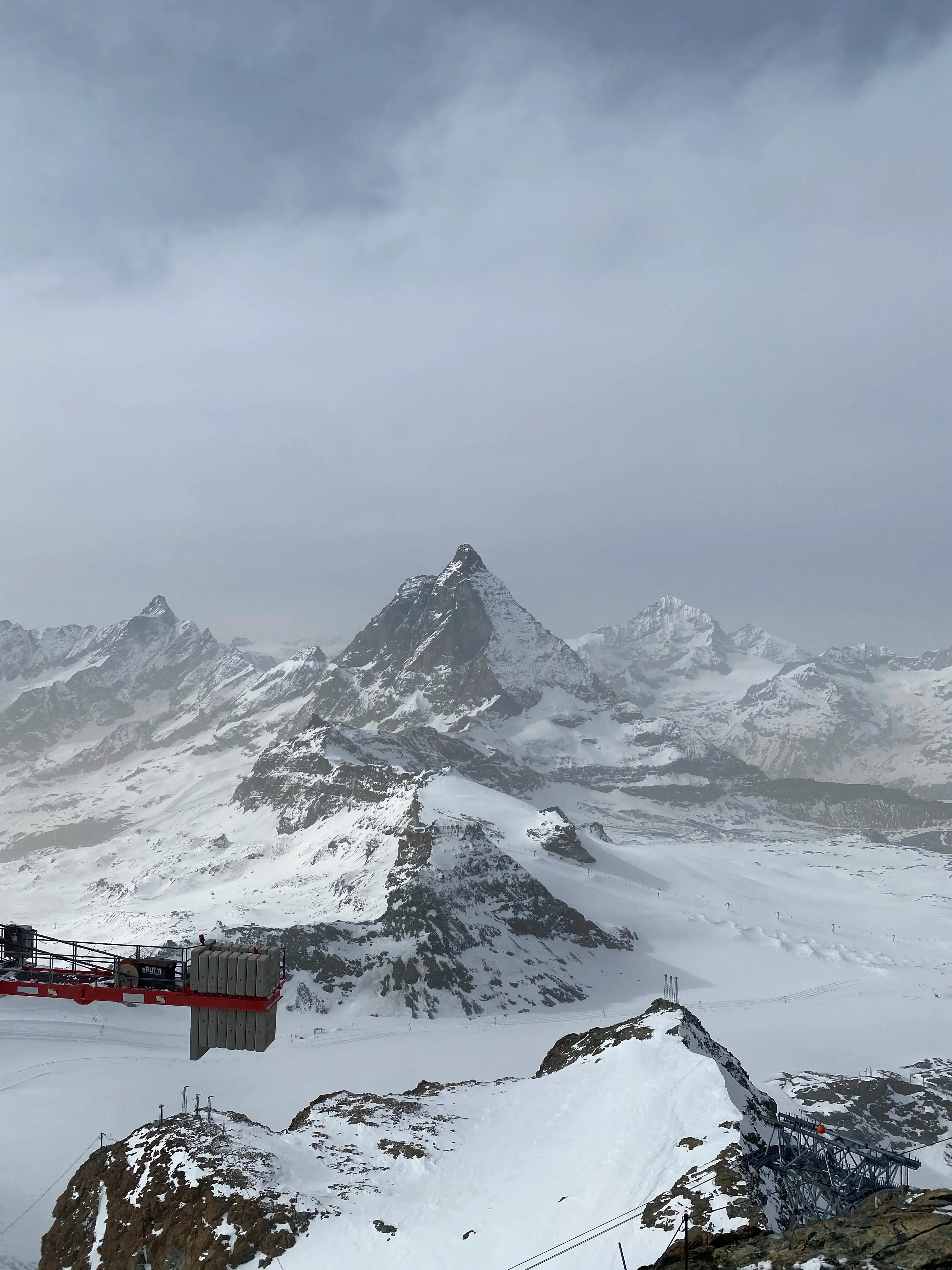 Uitzicht op Matterhorn in Zwitserland