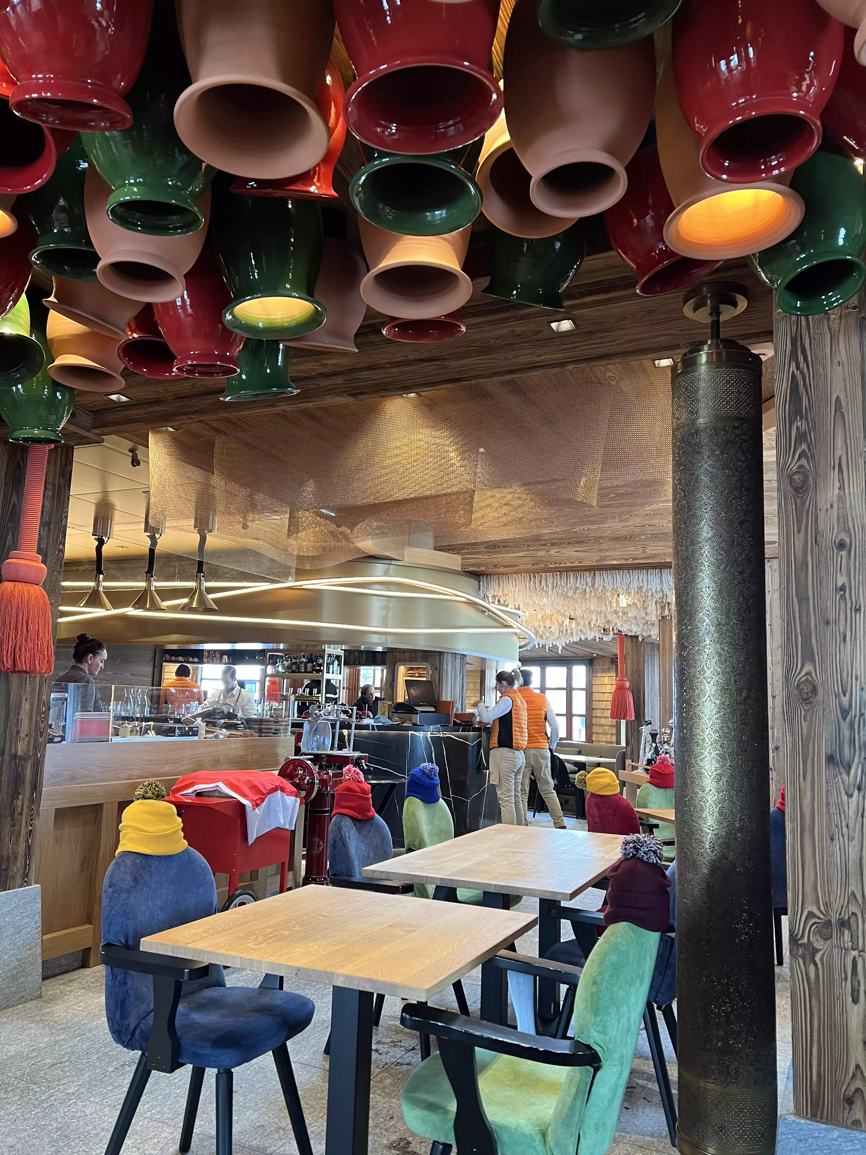 Inrichting van restaurant Maya Altitude