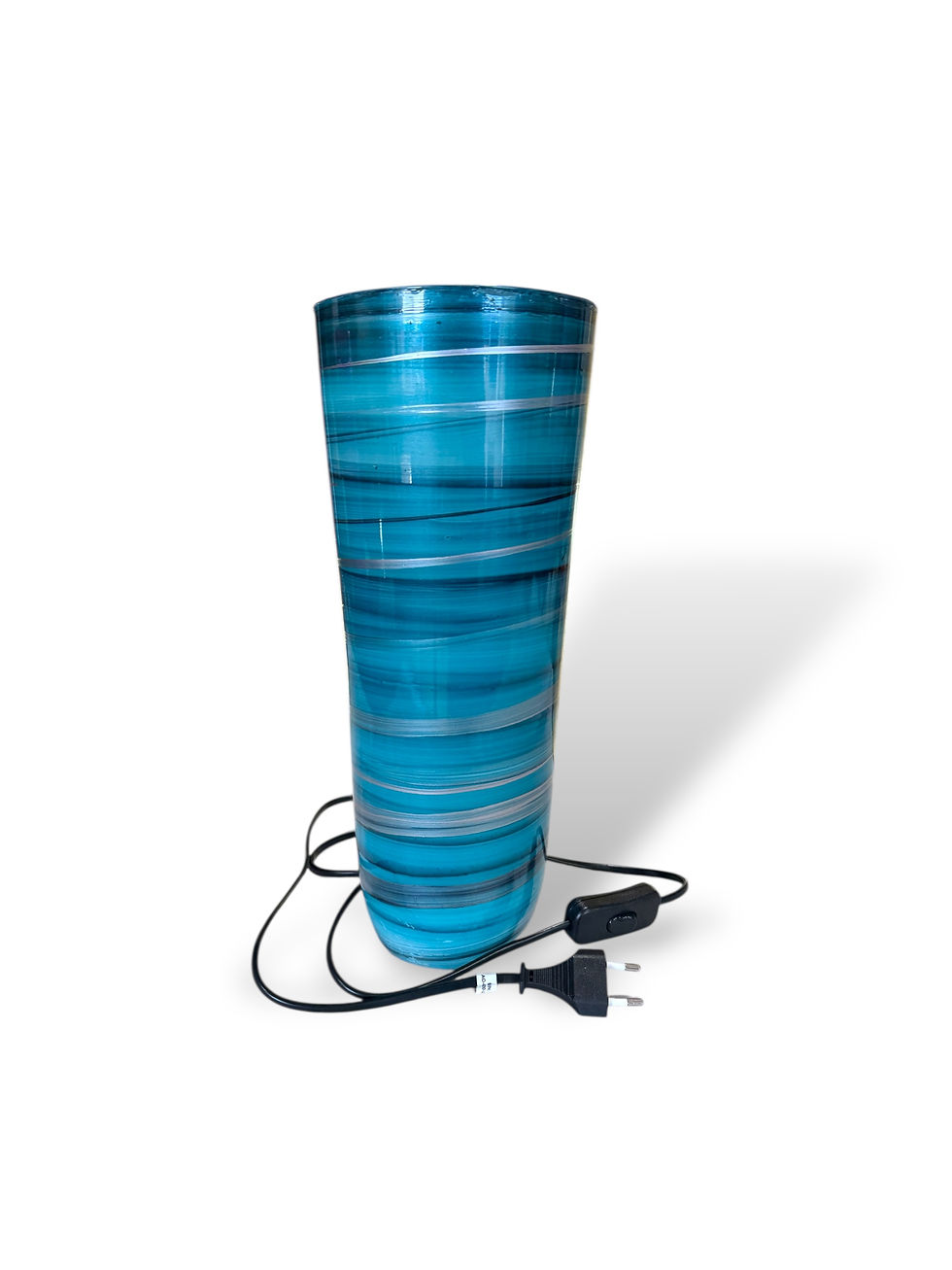Miniature : Lampe conique Bleue Simple