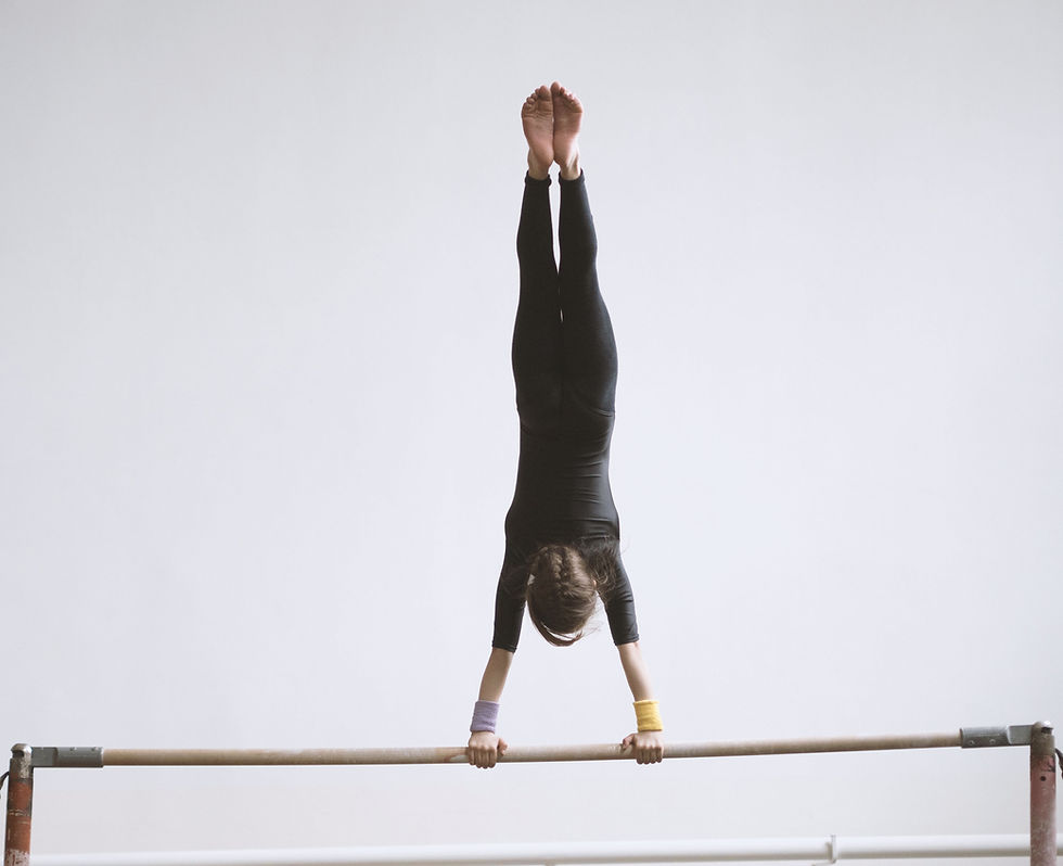 Gymnast on a Bar