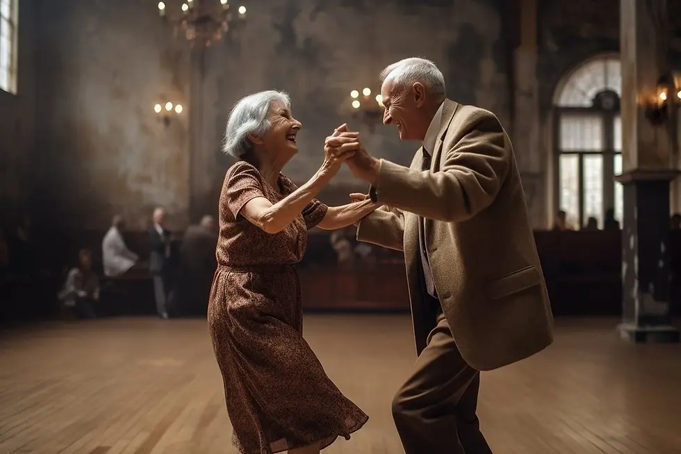 The secret of youth is found in the touch of a dance instructor