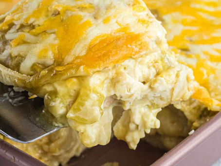 Green Enchilada Casserole