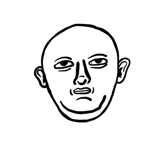 sad face GIF by Darién Sánchez.gif