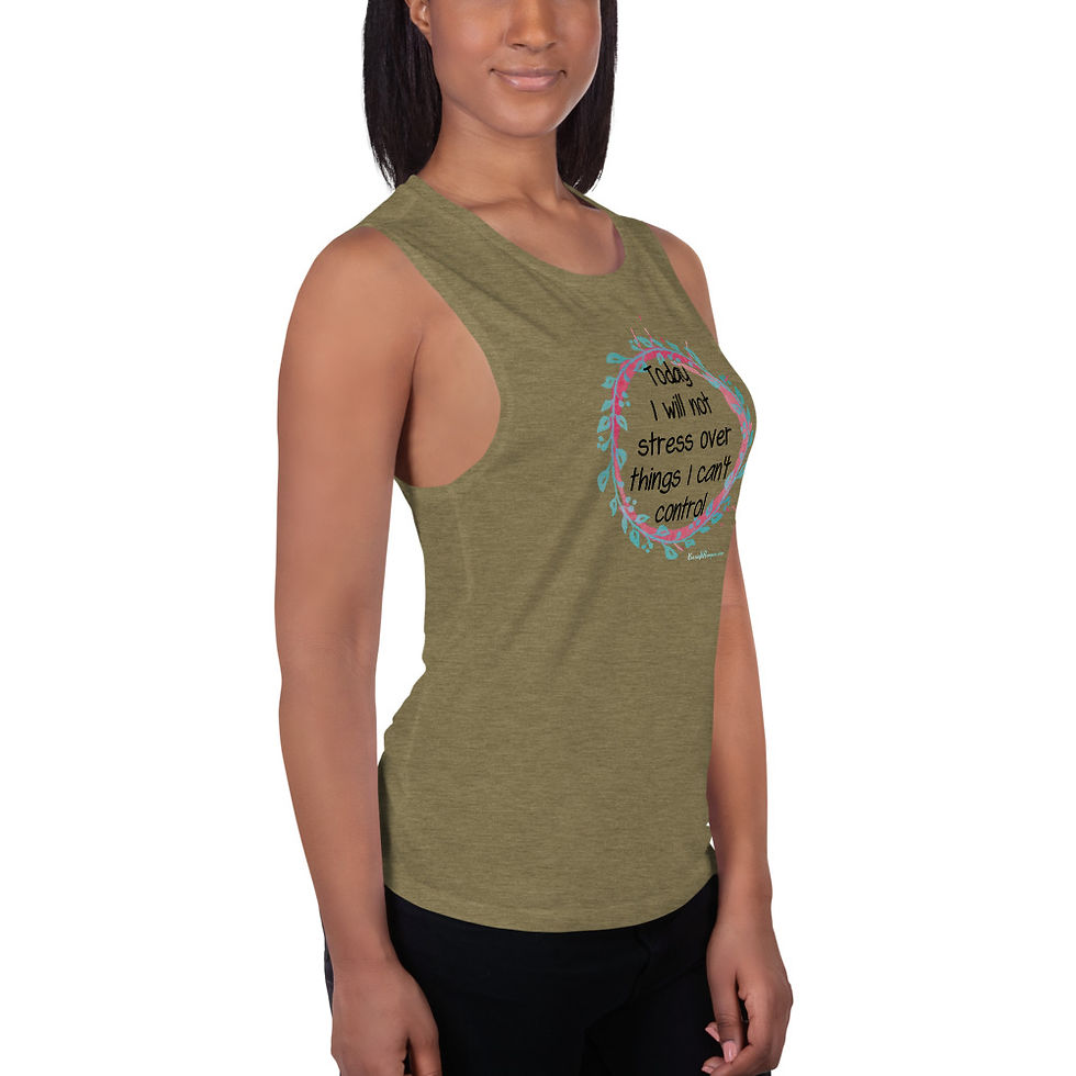 Thumbnail: Stress Free Ladies’ Muscle Tank