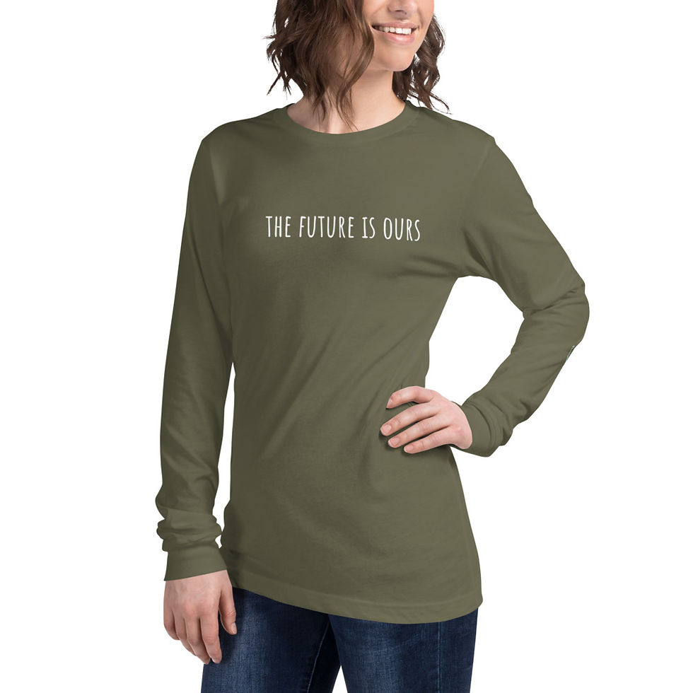 Thumbnail: The future is ours Unisex Long Sleeve Tee