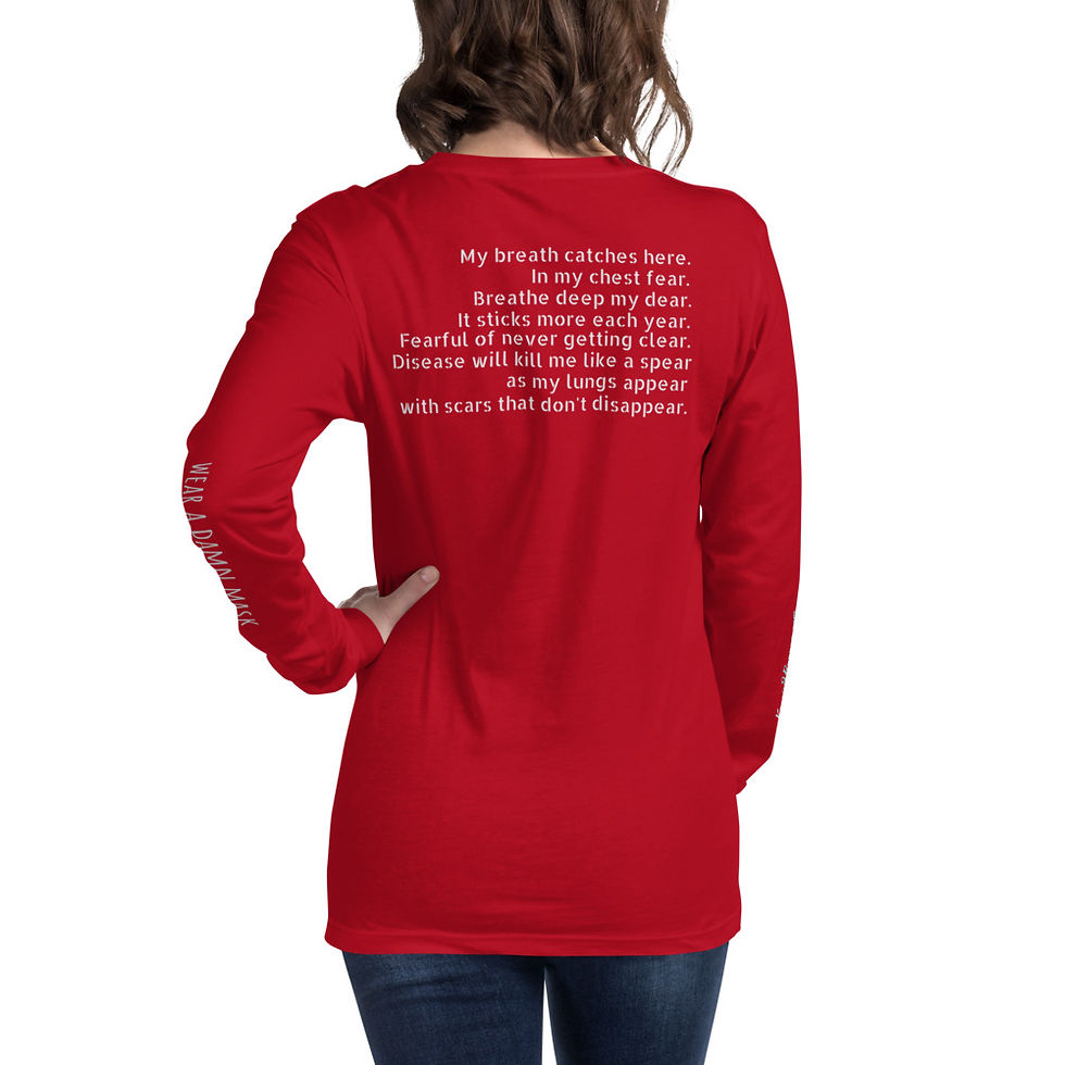 Thumbnail: Wear A Damn Mask Unisex Long Sleeve Tee