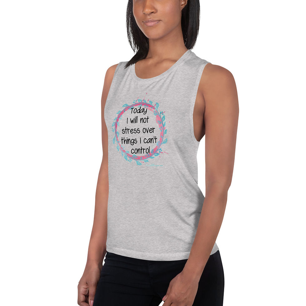 Thumbnail: Stress Free Ladies’ Muscle Tank