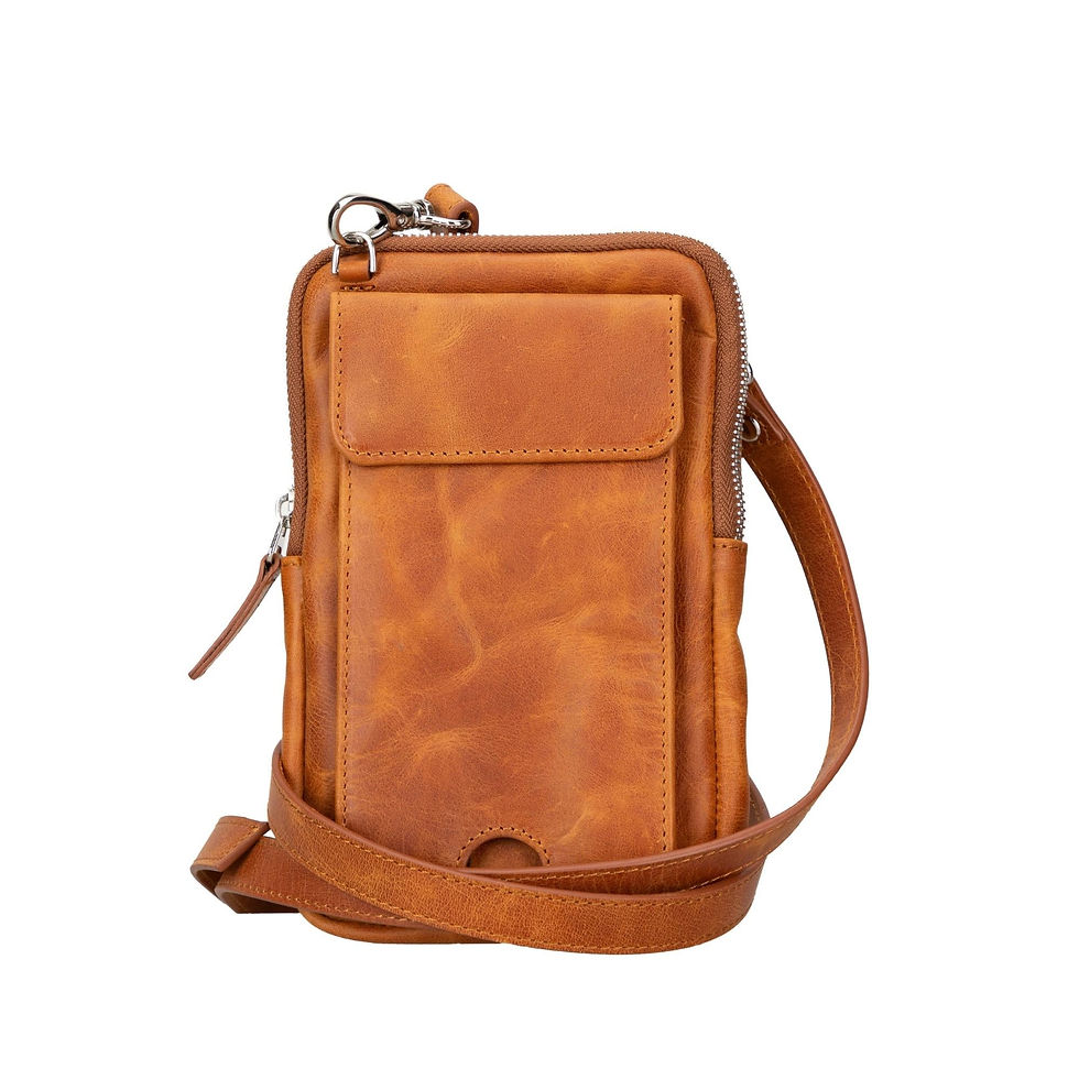 Miniatura: Niagara Leather Crossbody Phone Bag for Men
