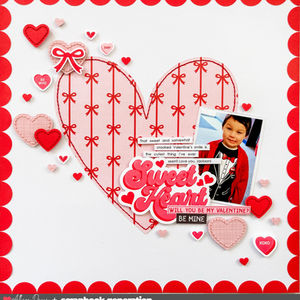 One Patterned Paper, Two Layouts: Layout #1