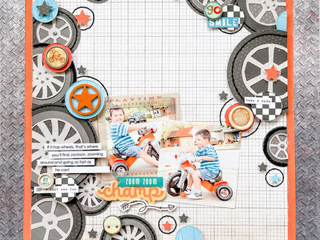 Scrapbook Layout Idea | Framing Corners