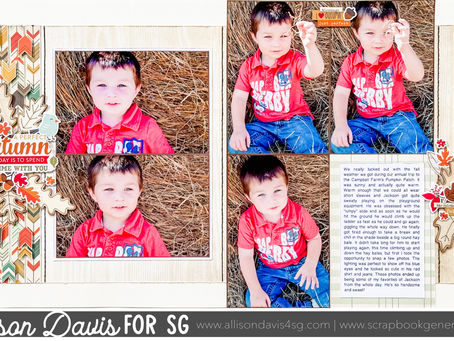 Scrapbook Layout | A Perfect Autumn Day