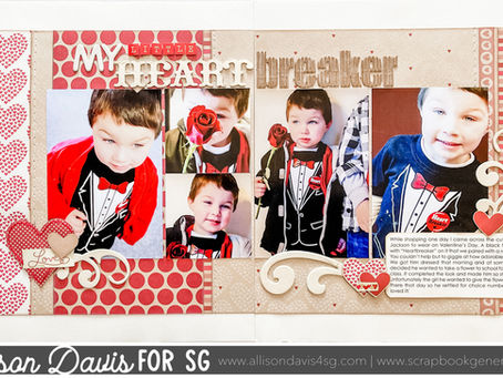 Throwback Thursday Scrapbook Layout