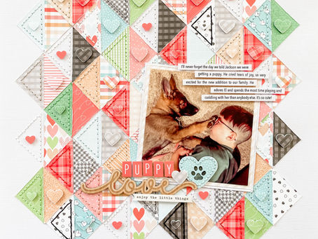 Creating w/ 6x6" Paper Pads | Triangle Pattern