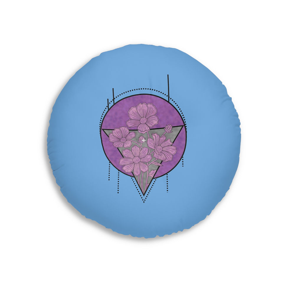 Thumbnail: Round Pillow in "Midnight"