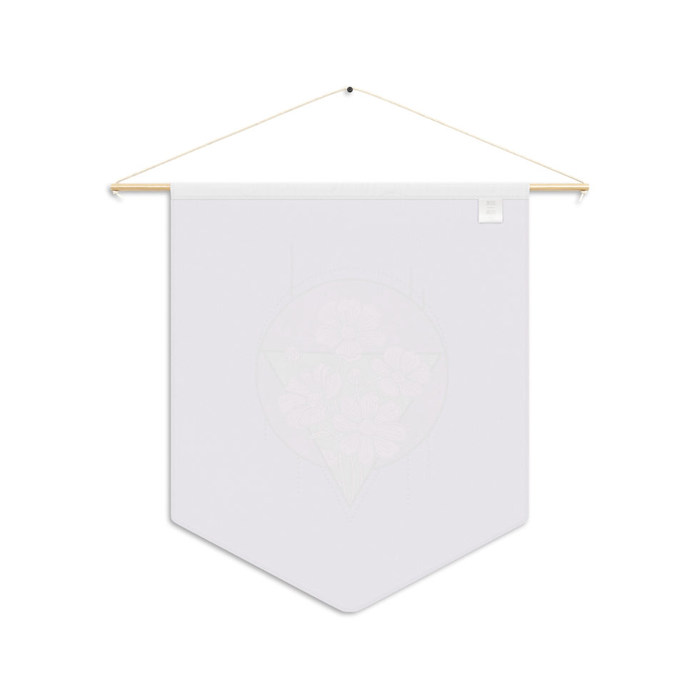 Thumbnail: Wall Pennant in "Bubblegum"