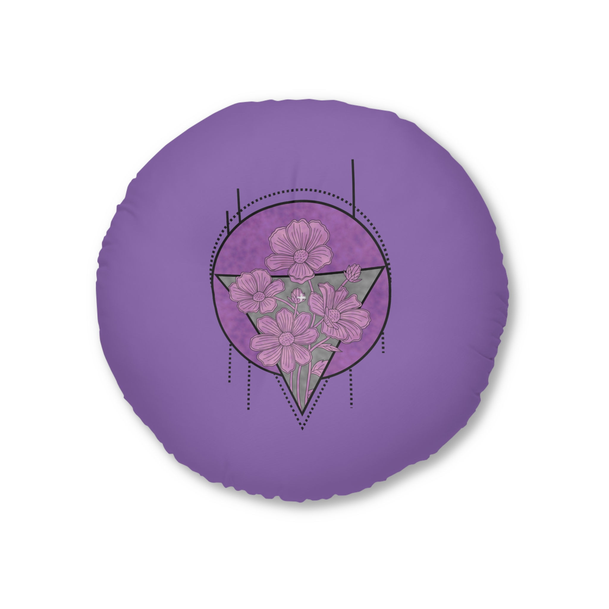 Round Pillow in "Bubblegum"