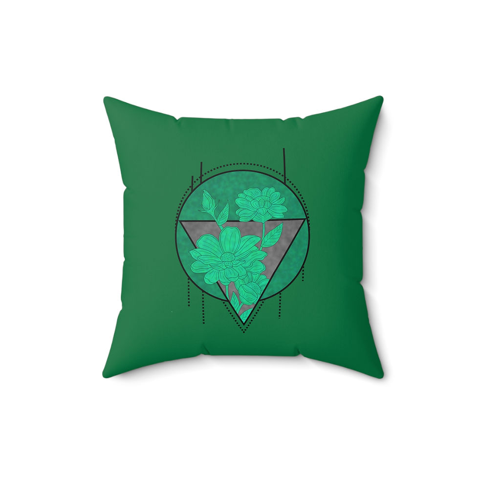 Thumbnail: Square Pillow in "Mint"