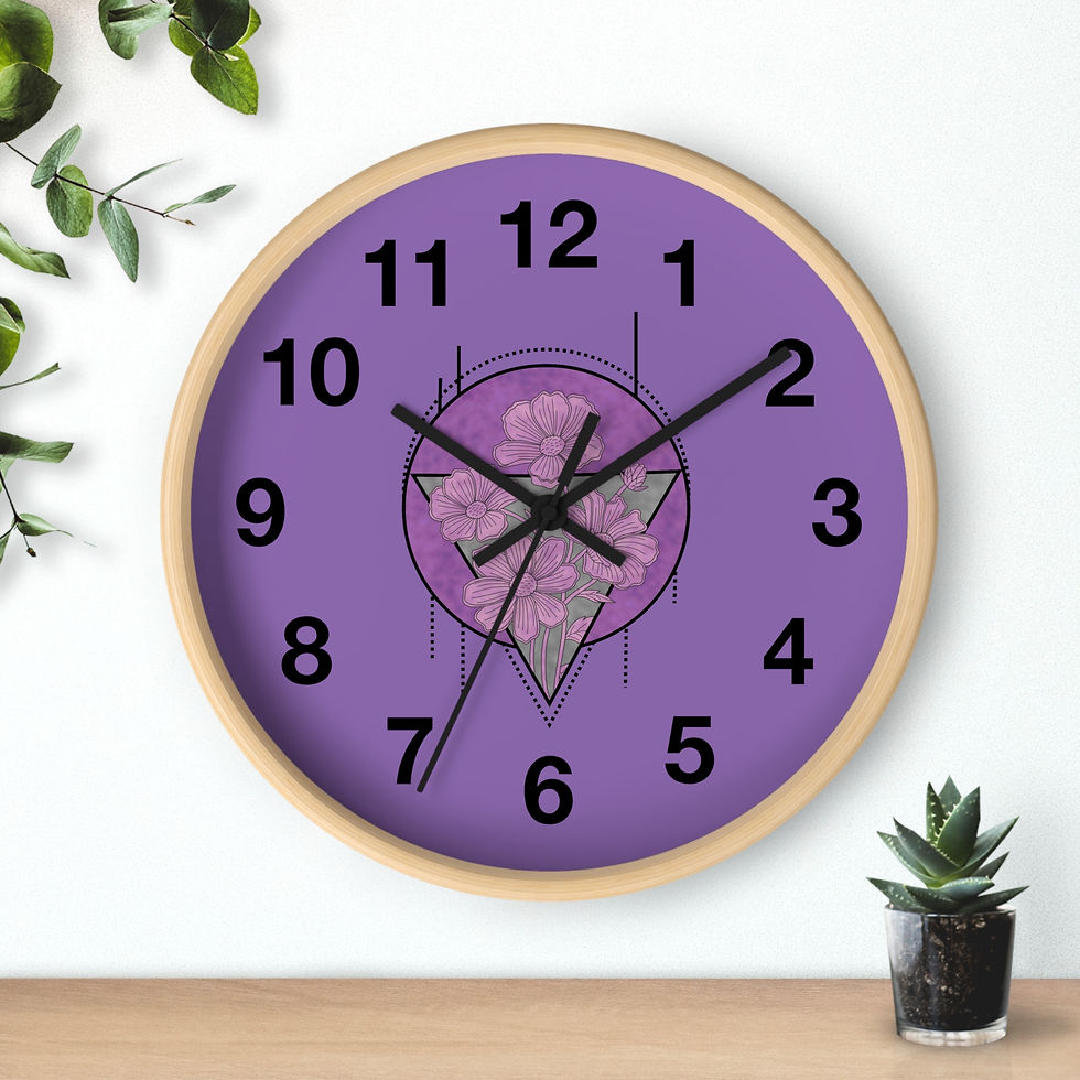 Thumbnail: Wall Clock in "Bubblegum"