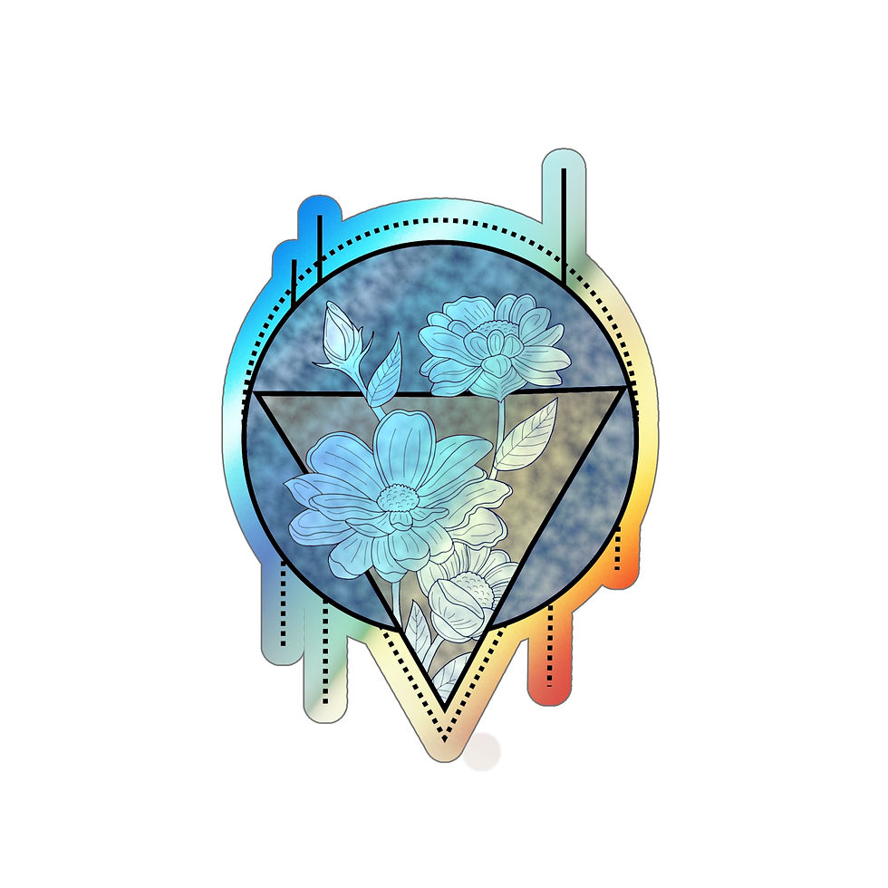 Thumbnail: Holo Sticker in "Frost"