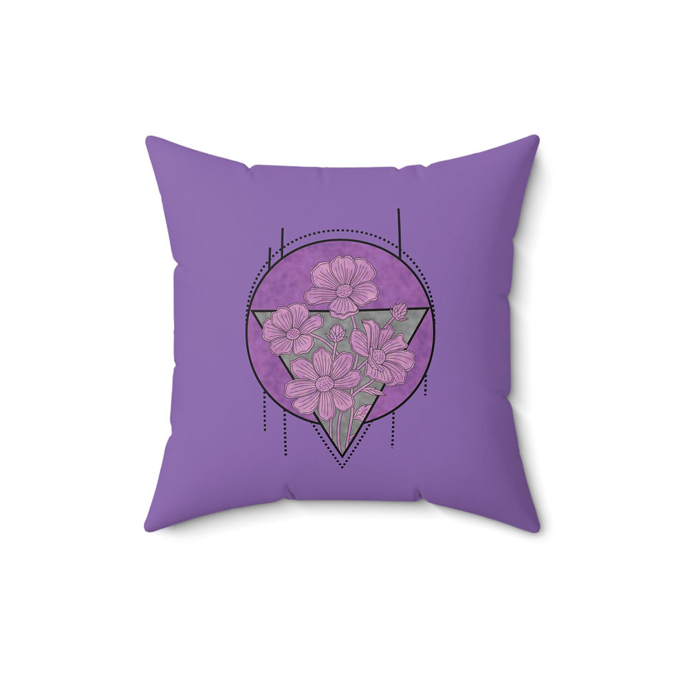 Thumbnail: Square Pillow in "Bubblegum"
