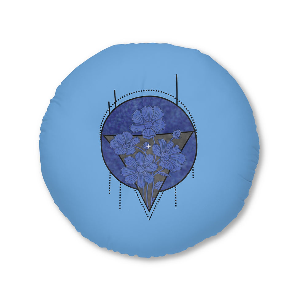 Thumbnail: Round Pillow in "Midnight"