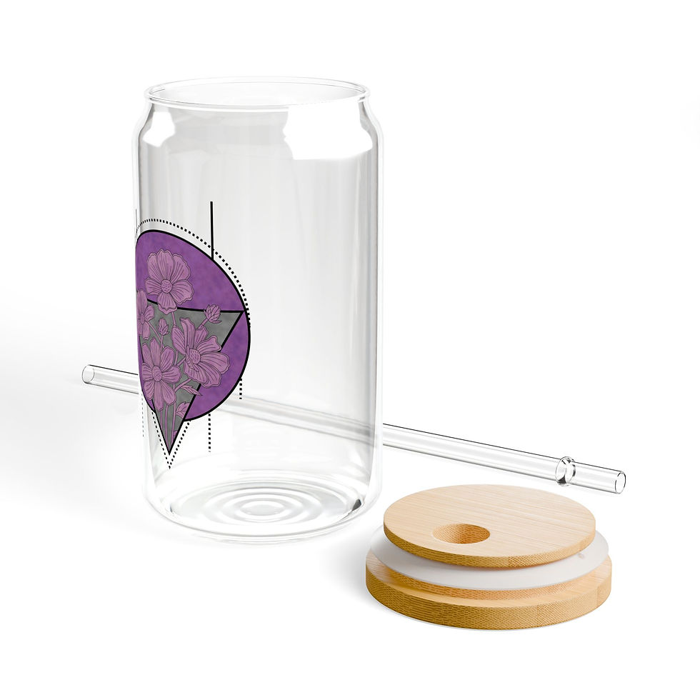 Thumbnail: Glass Cup in "Bubblegum"