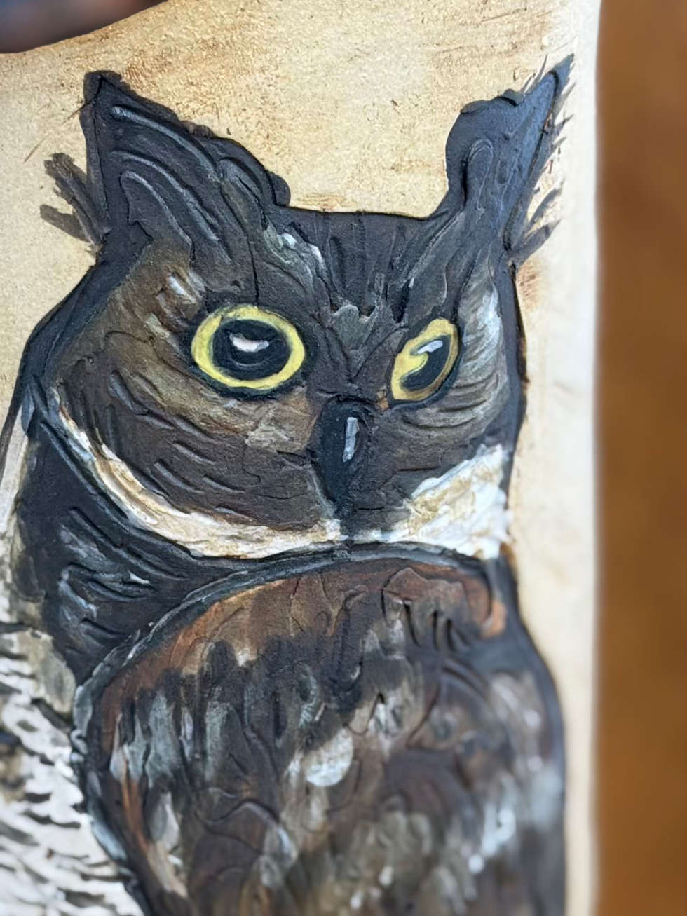 Thumbnail: HOOT Great Horned Owl vase