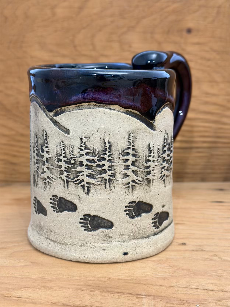 Thumbnail: Bigfoot in the Forest Mug 20oz