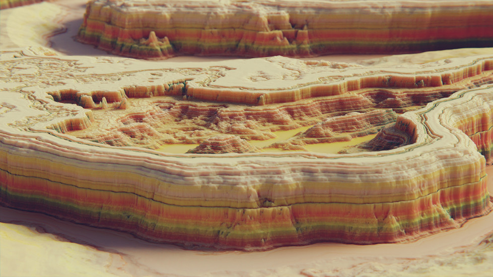 Abstract texture looking like a place in a distant planet or a Microcospic view of a chemical reaction