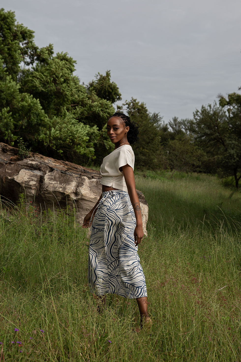 Thumbnail: Tropical Twist Top - Natural