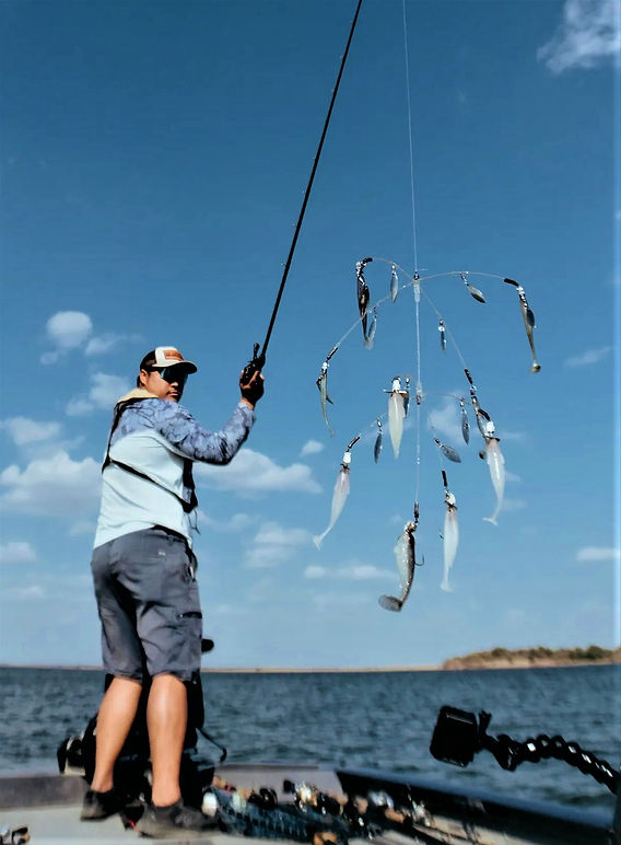 Bass Fishing Lure Diy Alabama Rig Bass Anglers Striped Bass Fishing Alabama Rig Rod Clear Umbrella Bass Fishing Lure Diy Alabama Rig Bass Anglers Striped Bass Fishing Alabama Rig Rod Clear Umbrella