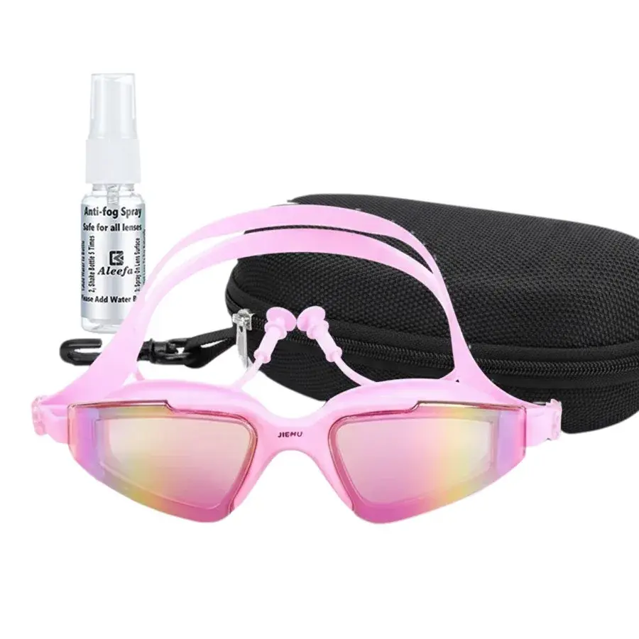 Thumbnail: Myopia Prescription Swimming Goggles  Girls  Glasses Waterproof Anti-Fog Swim 