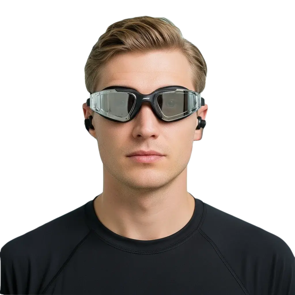 Myopia Prescription Swimming Goggles Girls Glasses Waterproof Anti-Fog Swim