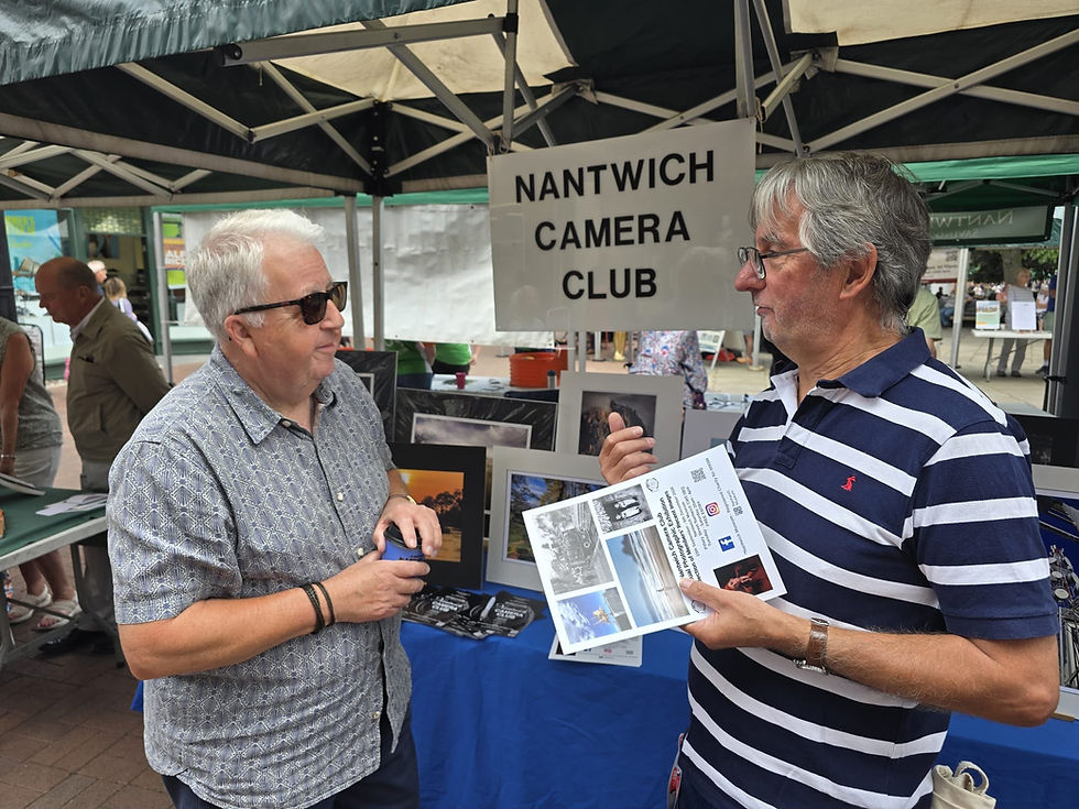 Societies Day in Nantwich Town Centre - Sharing our Passion for Photography