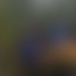 Couple mushroom hunting holding porcini in baskets