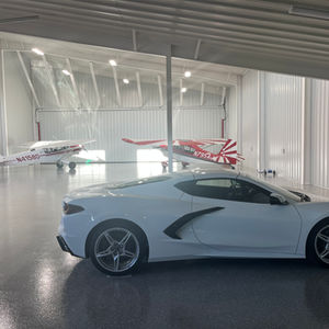 Custom epoxy garage flooring by All Innovative Concrete
