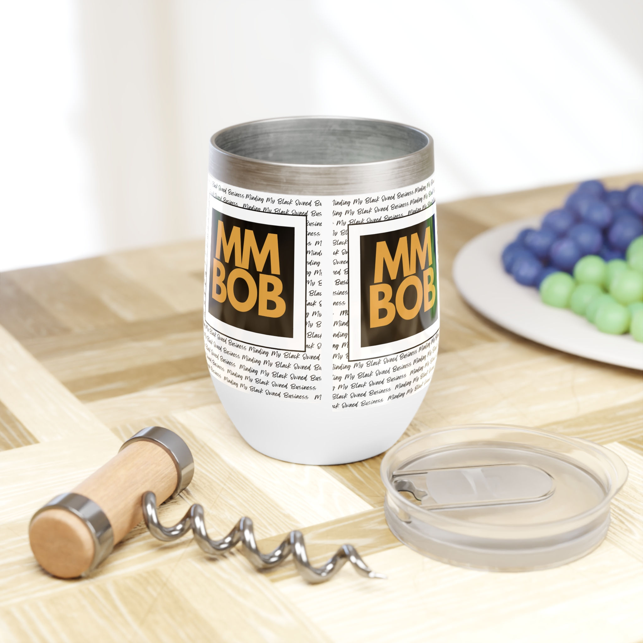 MMBOB Logo Wine Tumbler