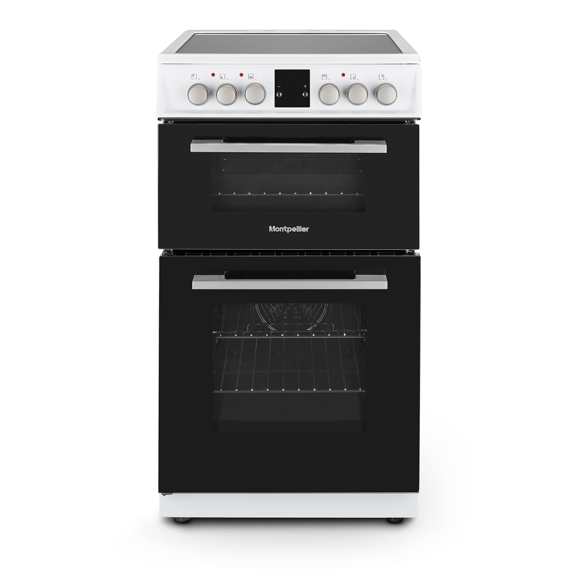 Montpellier MDOC50FW 50cm Ceramic Double Oven White