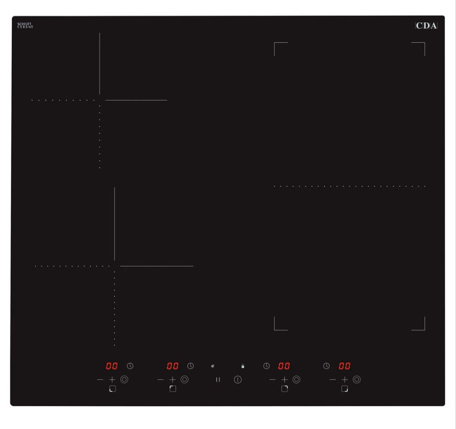 A2B Kitchens CDA HN6732FR 4 Zone Induction Hob