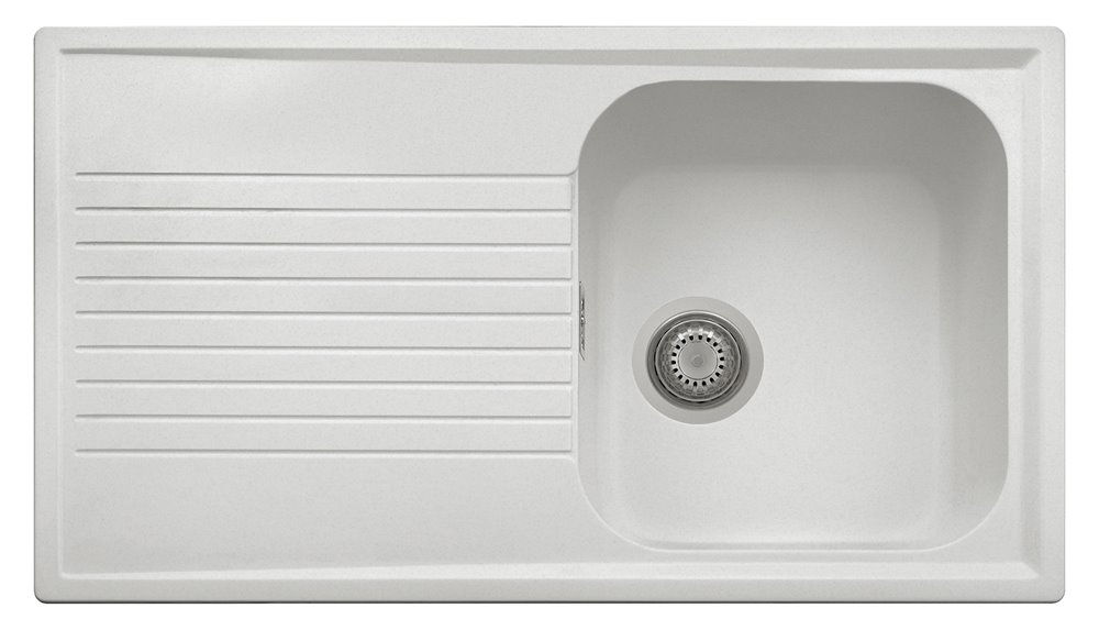 A2B Kitchens CDA AS1WH Composite Single Bowl Sink
