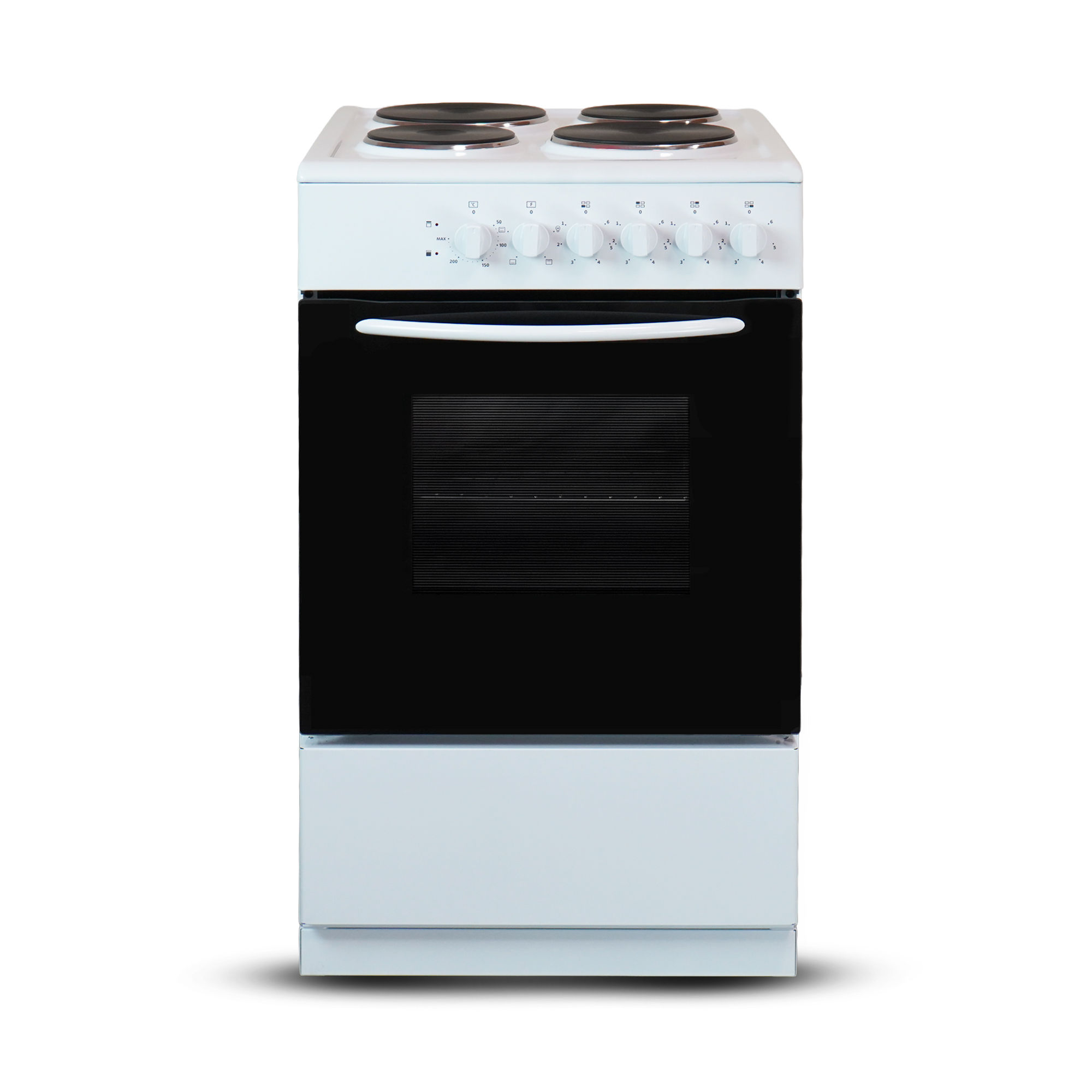 Montpellier CSE46W 50cm Electric Cooker in White