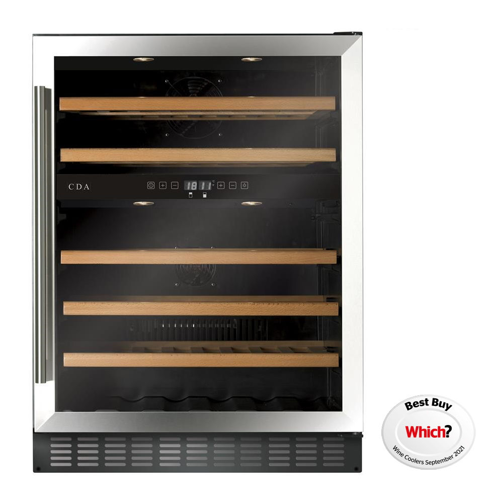 A2B Kitchens CDA FWC604SS Freestanding Under Counter Wine Cooler