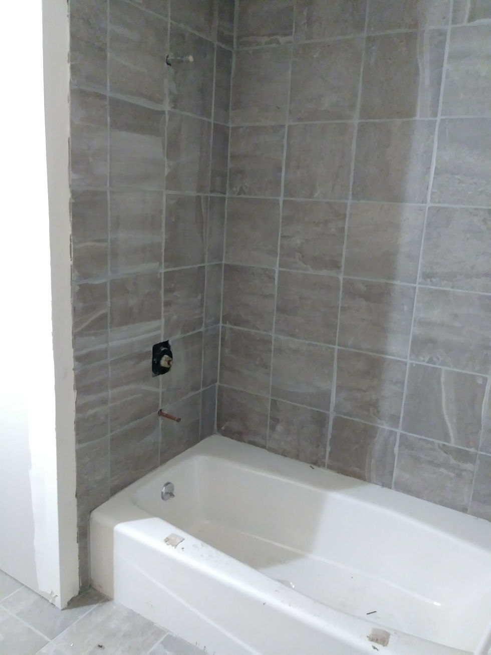 New hall bath