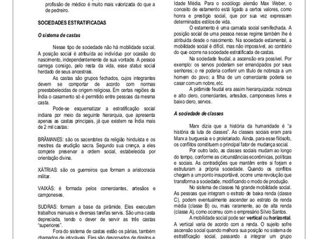 Sociologia - Terceiro ano