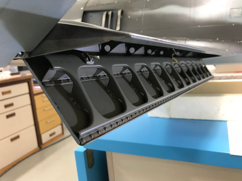 Die gleiche Ansicht meiner Spreizklappe am Modell