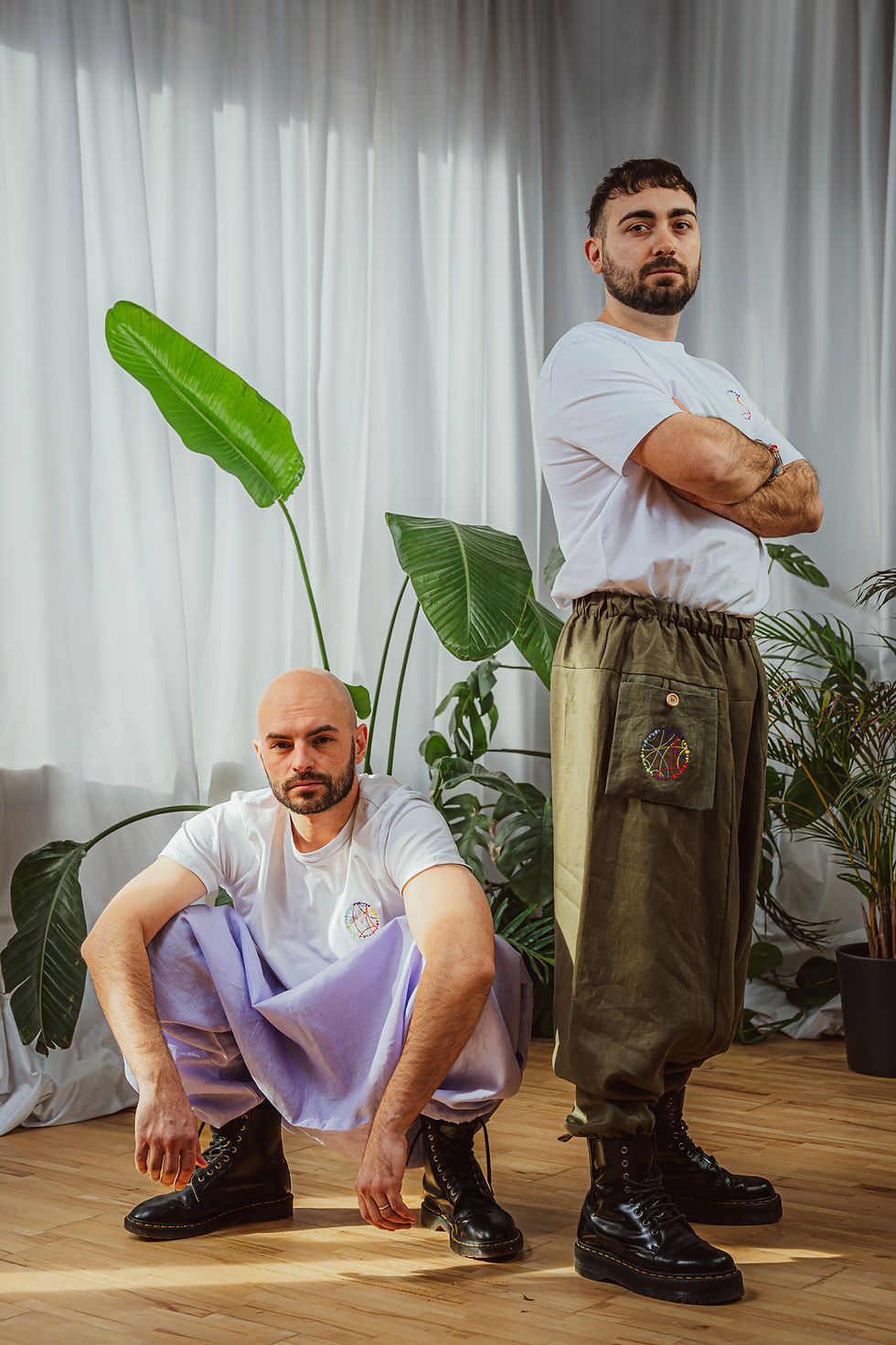 Thumbnail: Ленен шалвар "Аз съм любов"