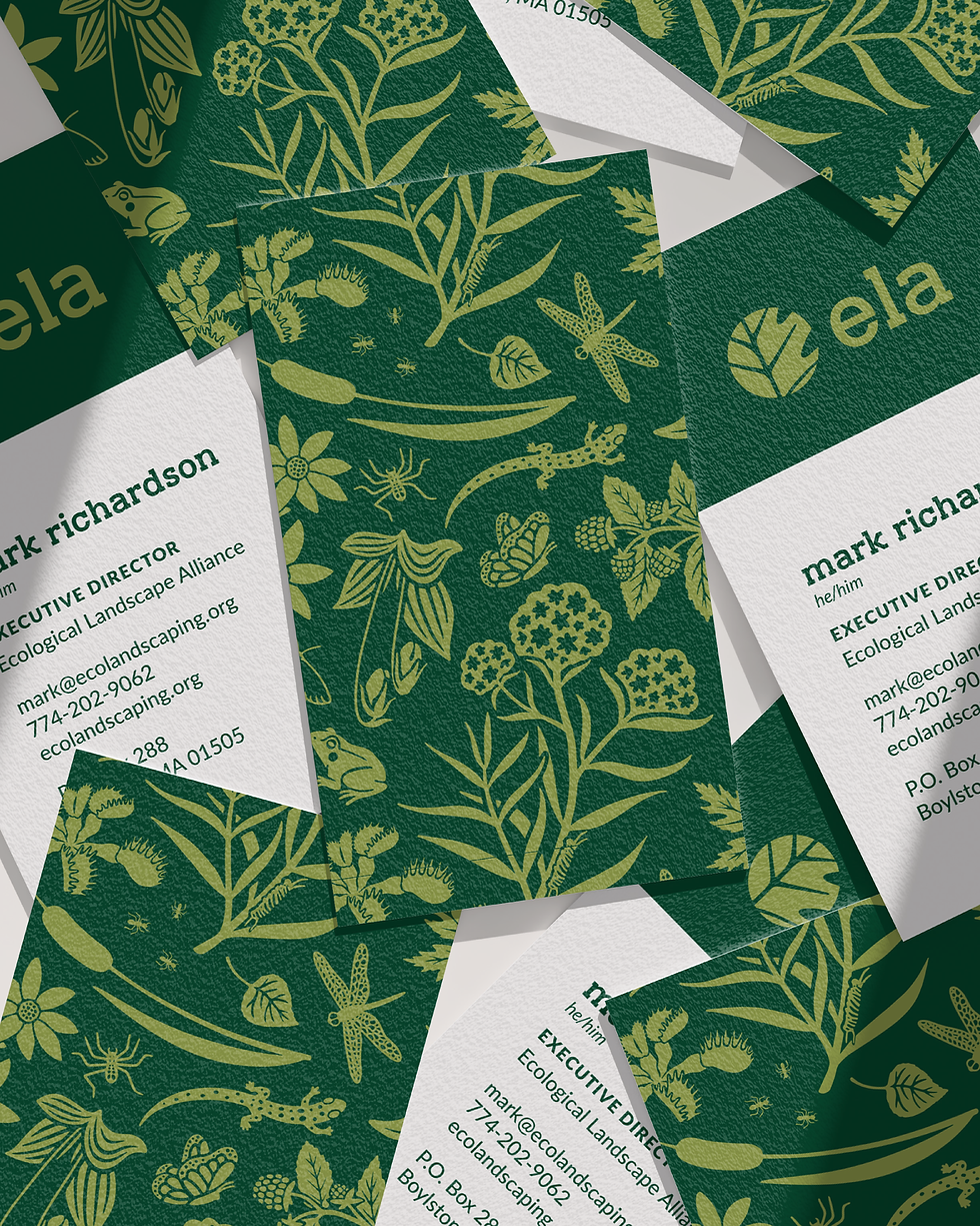 Ecological Landscape Alliance Branding Pattern Design