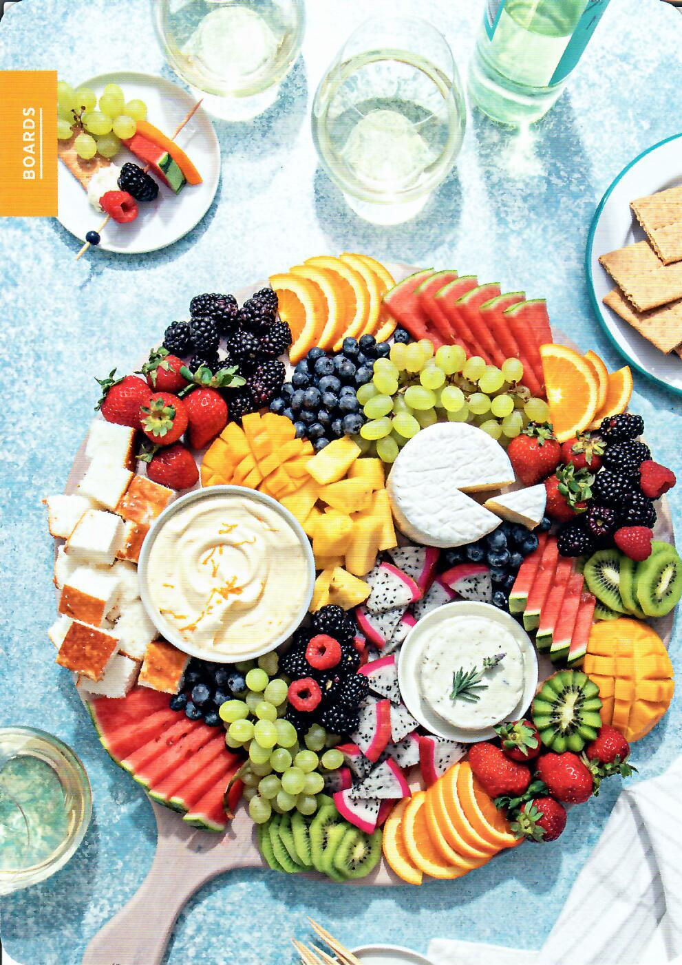 BACCO | Eat. Drink. Celebrate. | Fruit, Cheese & Moscato | The Brunch & Bridal Shower Board